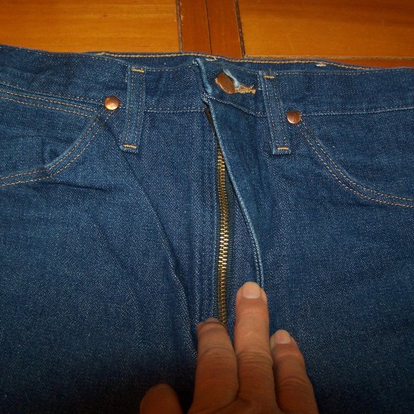 WRANGLER 936DEN 29 x 38" LONG BLUE JEANS S3447 - Picture 5 of 9